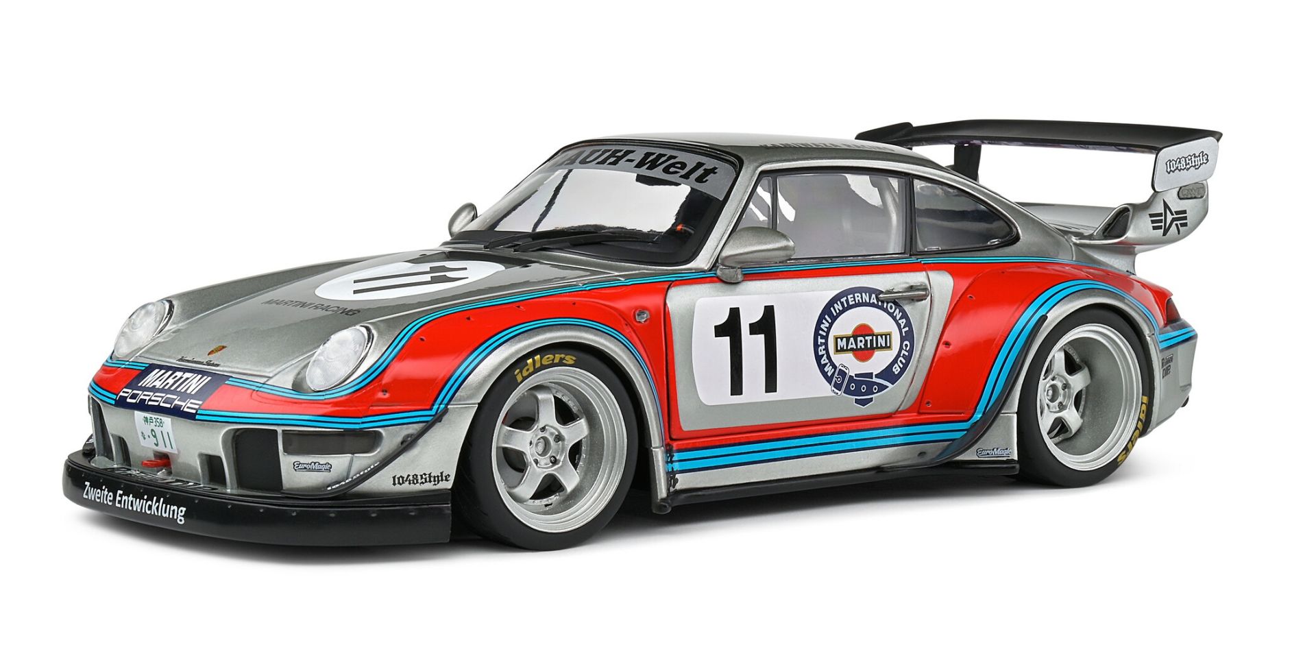 SOLIDO PORSCHE RWB BODYKIT MARTINI 2020 1:18 (S1808502)
