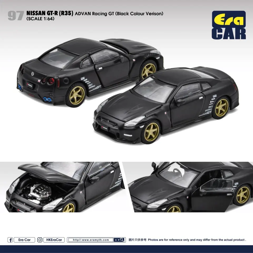 ERA CAR NISSAN GT-R R35 ADVAN RACING GT 1:64