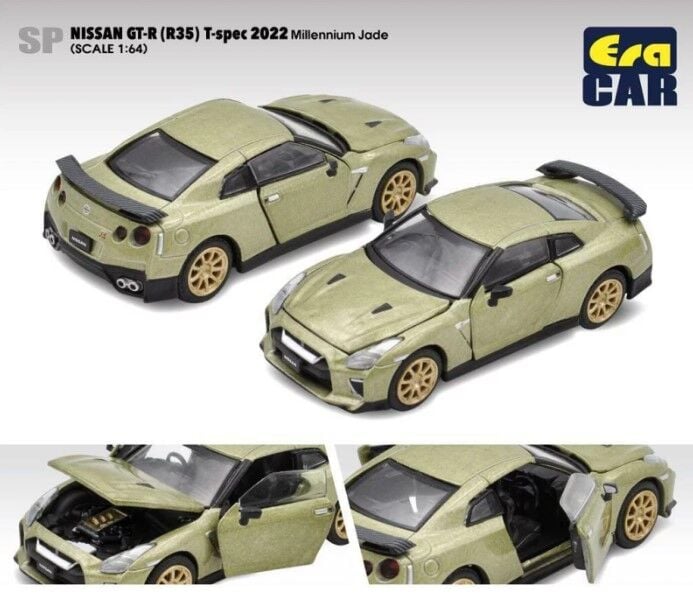 ERA CAR NISSAN GT-R R35 T-SPEC 2022 MILLENNIUM JADE 1:64