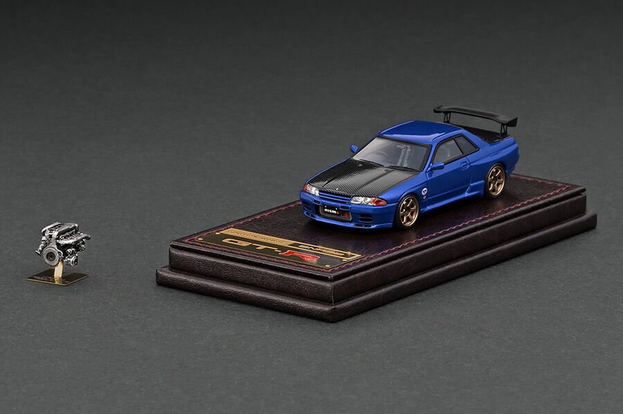 IGNITION MODEL SKYLINE GT-R NISMO (R32) BLUE METALLIC 1:64 (IG2689)