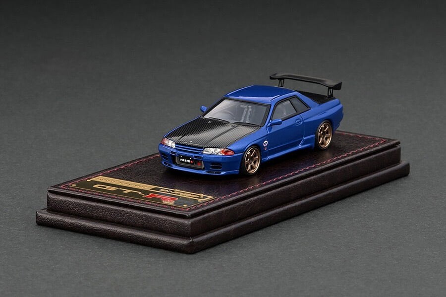 IGNITION MODEL SKYLINE GT-R NISMO (R32) BLUE METALLIC 1:64 (IG2689)