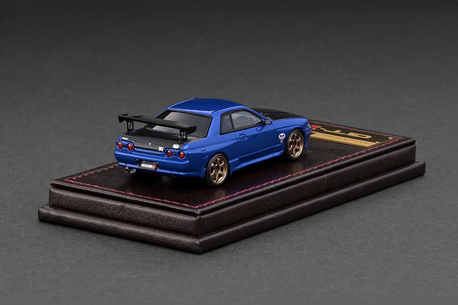 IGNITION MODEL SKYLINE GT-R NISMO (R32) BLUE METALLIC 1:64 (IG2689)