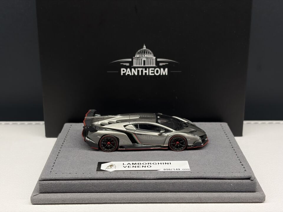 PANTHEOM MODEL LAMBORGHINI VENENO GRIGIO METALLURO 1:64
