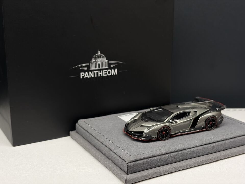 PANTHEOM MODEL LAMBORGHINI VENENO GRIGIO METALLURO 1:64
