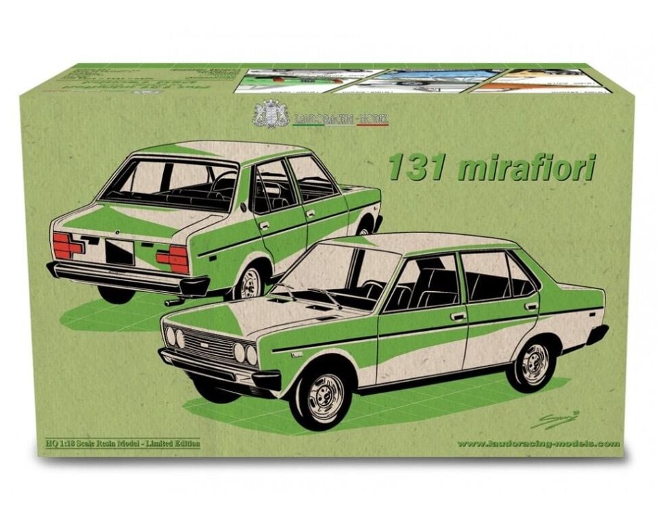 1:18 Laudo Racing 1974 Fiat 131 1600 Mirafiori Special - Silver