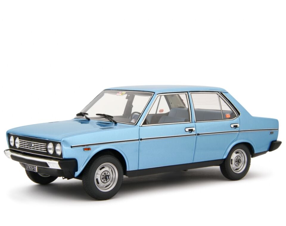 1:18 Laudo Racing 1974 Fiat 131 1600 Mirafiori Special Metallic Blue
