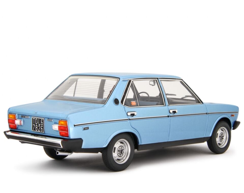 1:18 Laudo Racing 1974 Fiat 131 1600 Mirafiori Special Metallic Blue