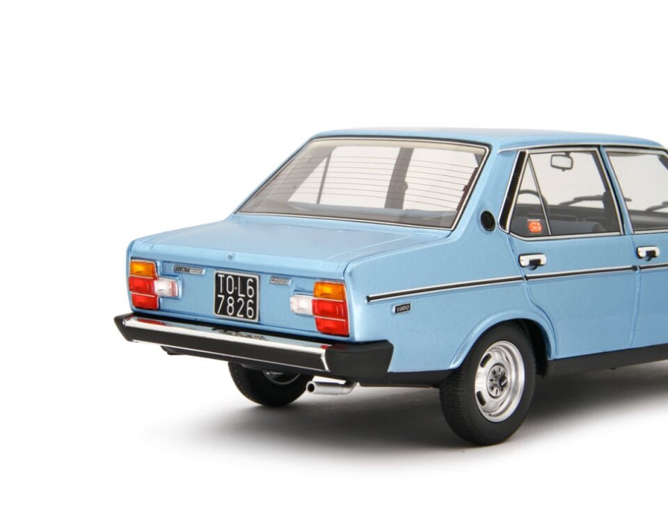 1:18 Laudo Racing 1974 Fiat 131 1600 Mirafiori Special Metallic Blue