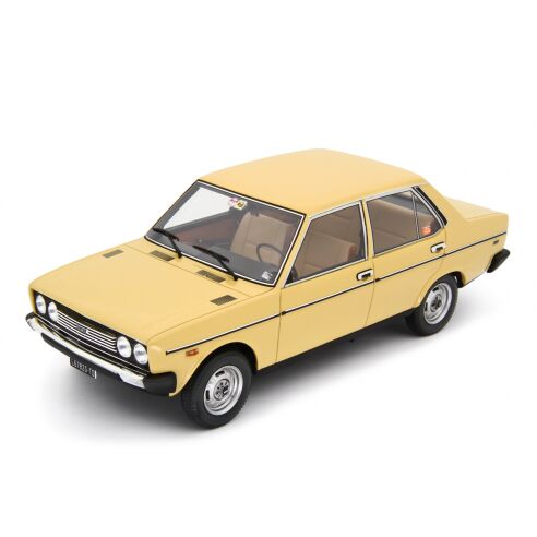 1:18 Laudo Racing 1974 Fiat 131 1600 Mirafiori Special Yellow-Beige