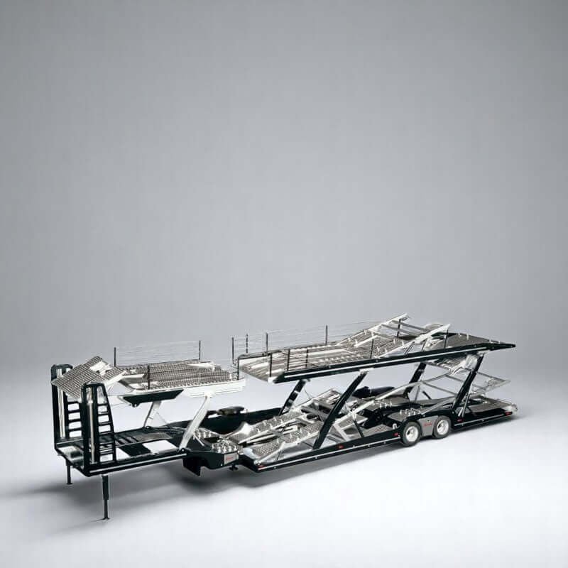 NZG Mercedes-Benz Actros 4x2 ve Lohr araç taşıyıcı 1:18