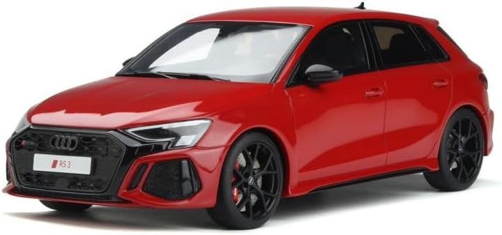 GT SPIRIT AUDI A3 RS3 SPORTBACK 2.5 QUATTRO RED 2021 1:18 (GT378)
