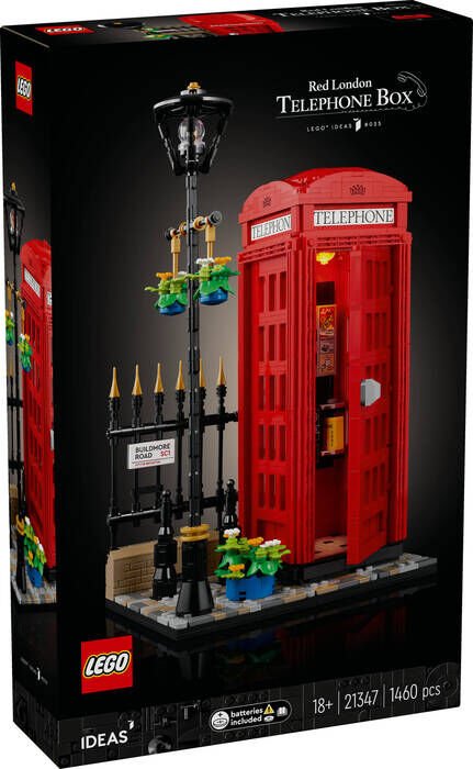 21347 LEGO® Ideas Kırmızı Londra Telefon Kulübesi