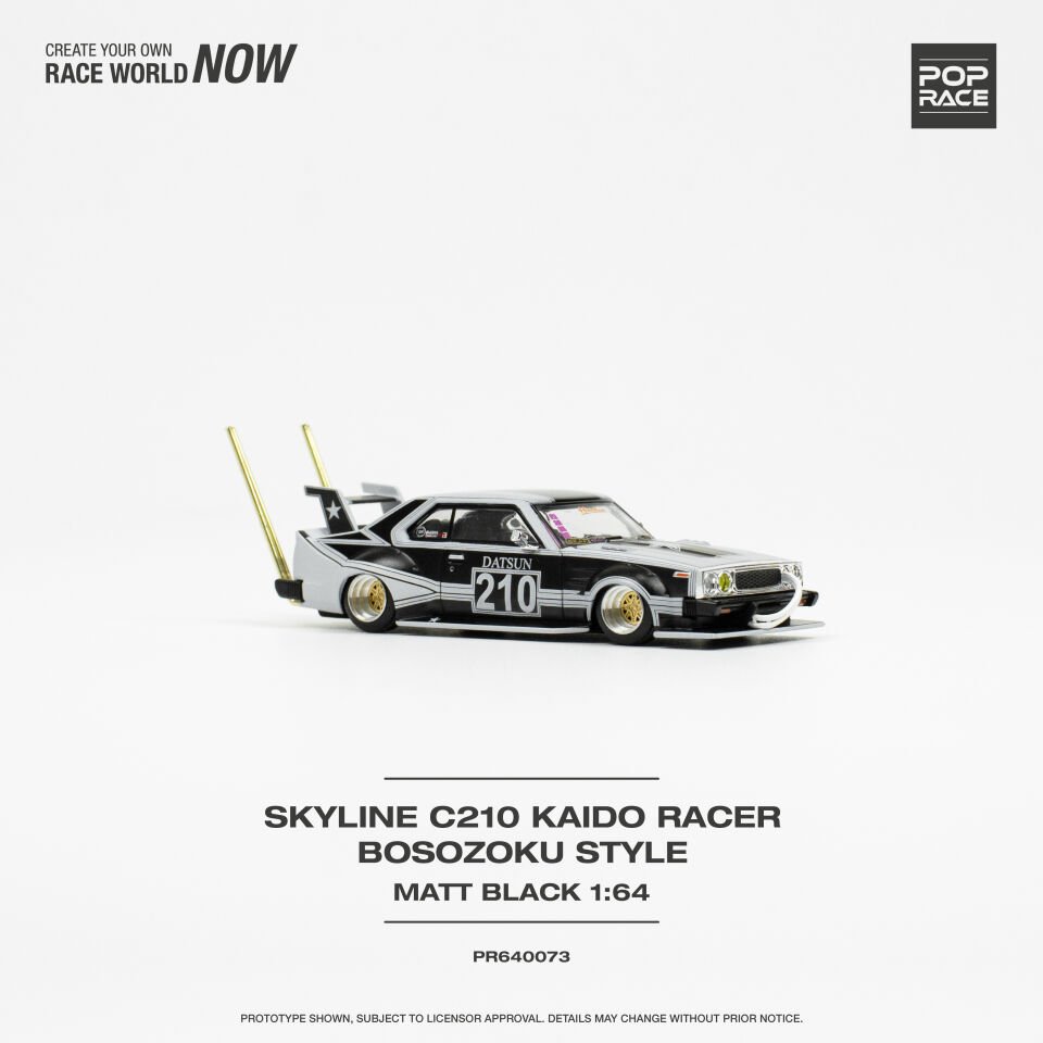 POP RACE SKYLINE C210 PR64-73 1:64