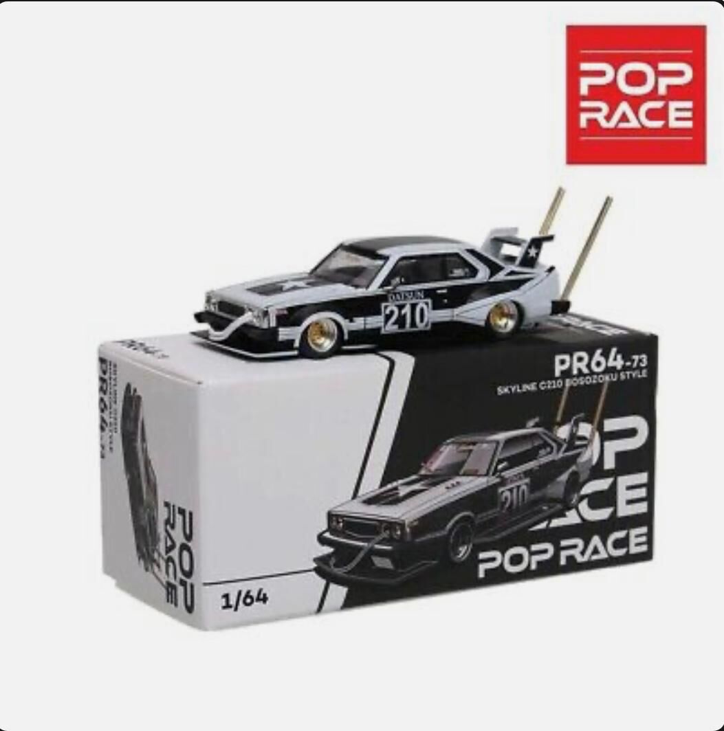 POP RACE SKYLINE C210 PR64-73 1:64