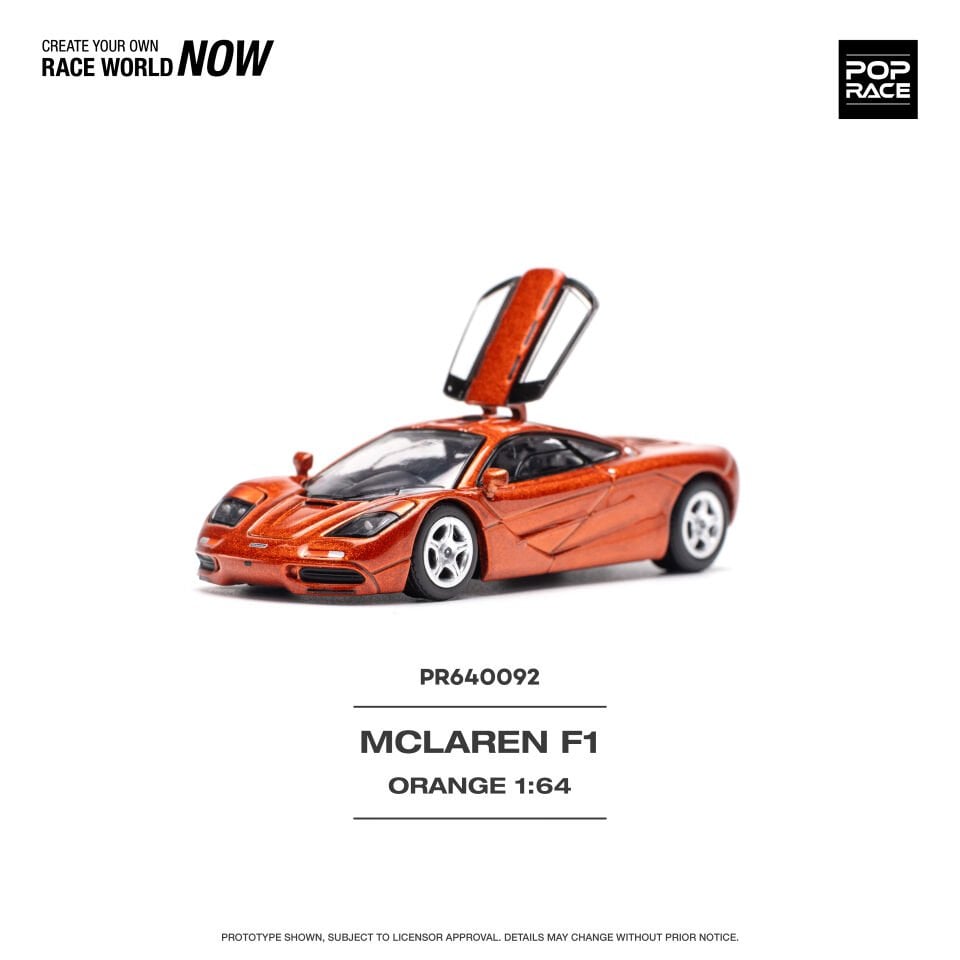 POP RACE MCLAREN F1 PR64-92 1:64