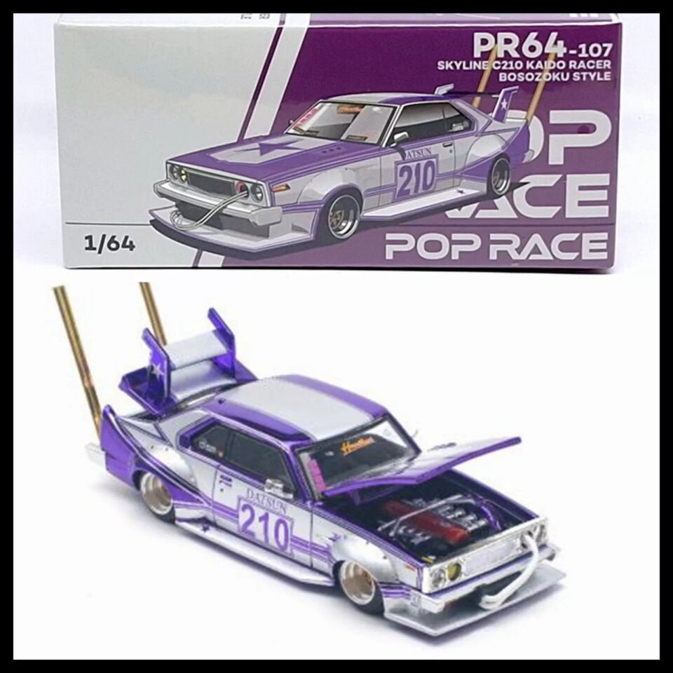POP RACE NISSAN SKYLINE C210 PR64-197 1:64