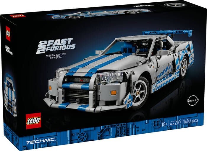 42210 LEGO® Technic Daha Hızlı Daha Öfkeli Nissan Skyline GT-R (R34) Araba