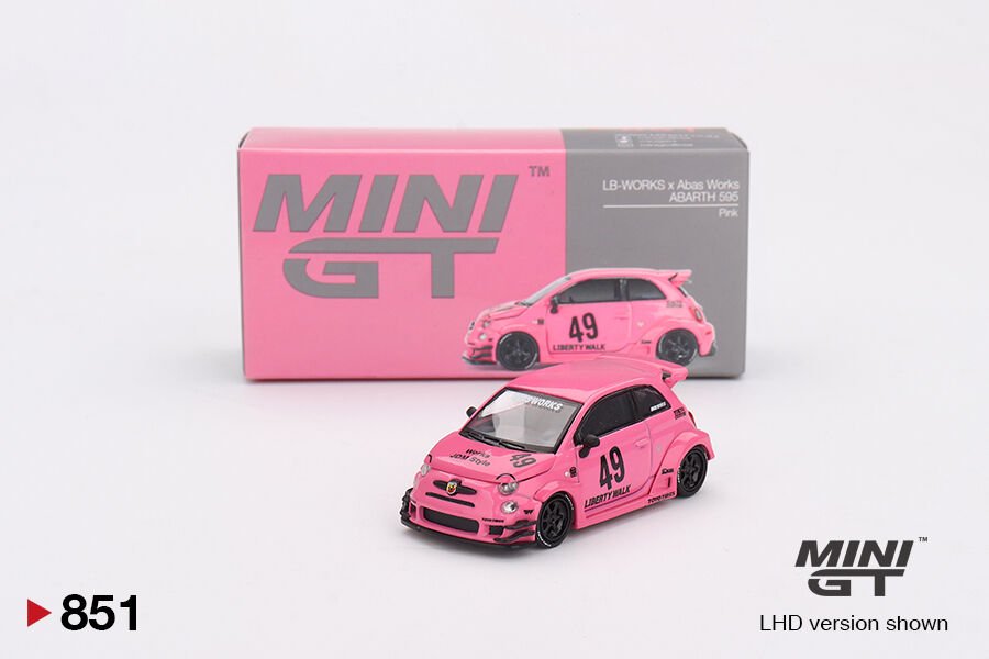 MINI GT ABARTH 595 LB-WORKS 1:64