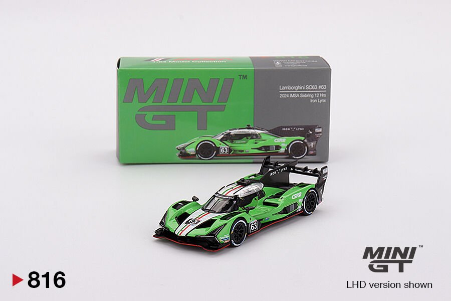 MINI GT LAMBORGHINI SC63 IRON LYNX 2024 1:64