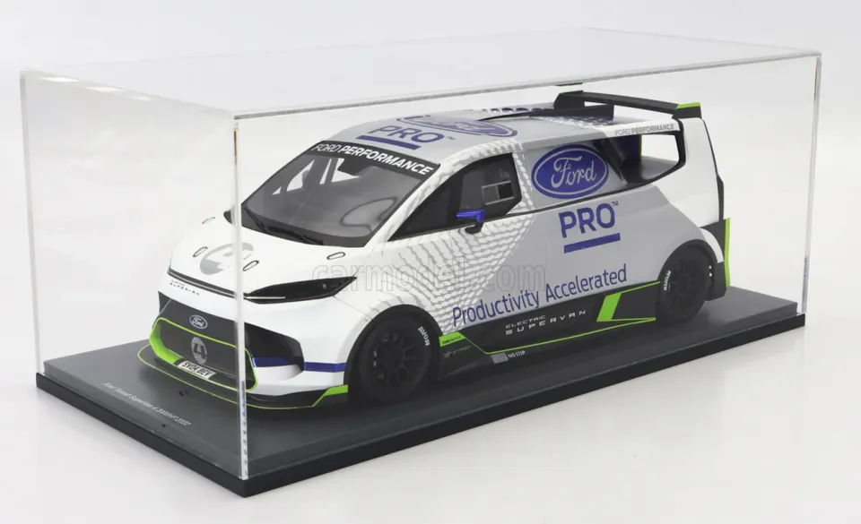 1:18 FORD TRANSIT SUPERVAN 4 (2022) -- WHITE FORD PRO - GOODWOOD 2022 -- SCHUCO