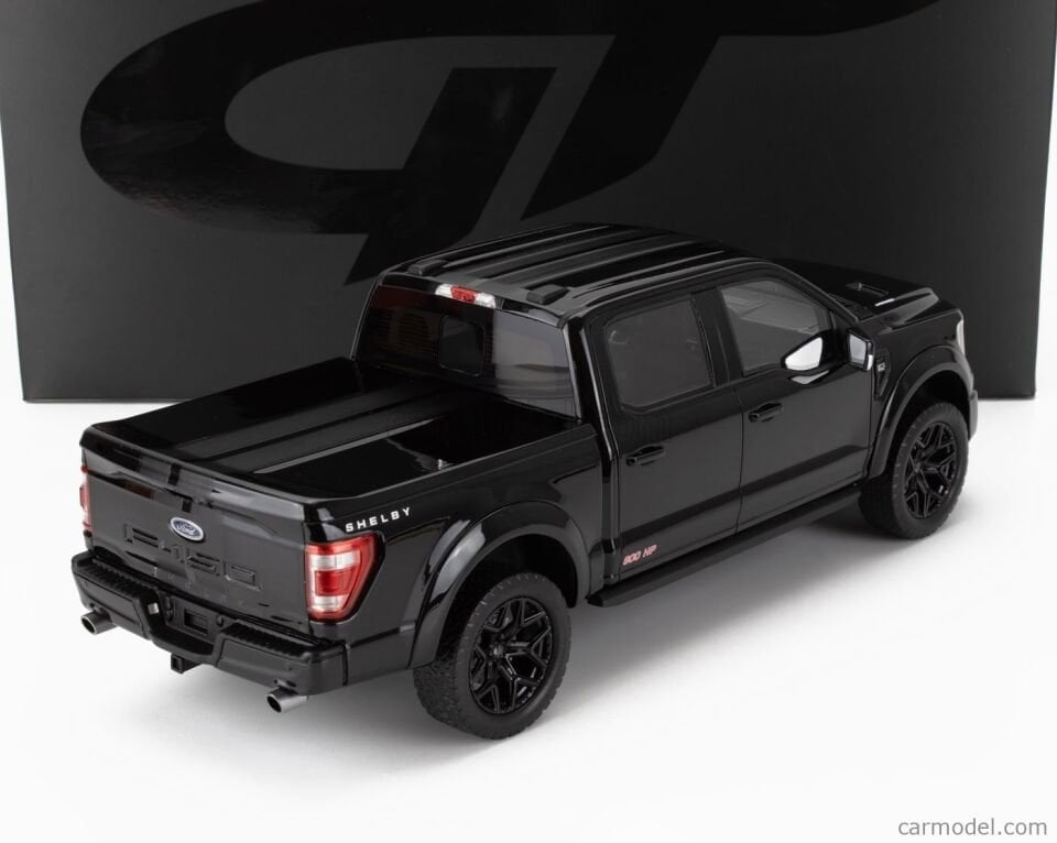 GT Spirit 2024 Shelby Ford F-150 Centennial Edition Pickup Truck Black 1:18
