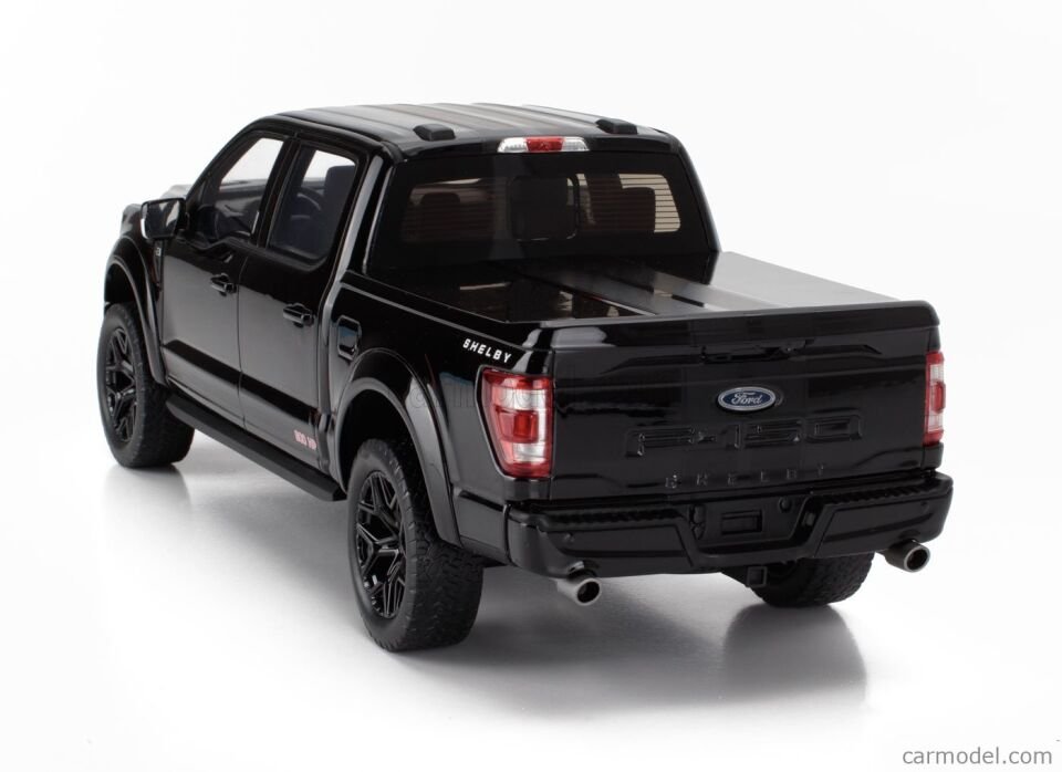 GT SPIRIT 2024 Shelby Ford F-150 Centennial Edition Pickup Truck Black 1:18
