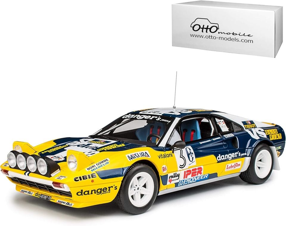 OTTO FERRARI 308 GTB RALLY GROUP 1980 (OT567) 1:18