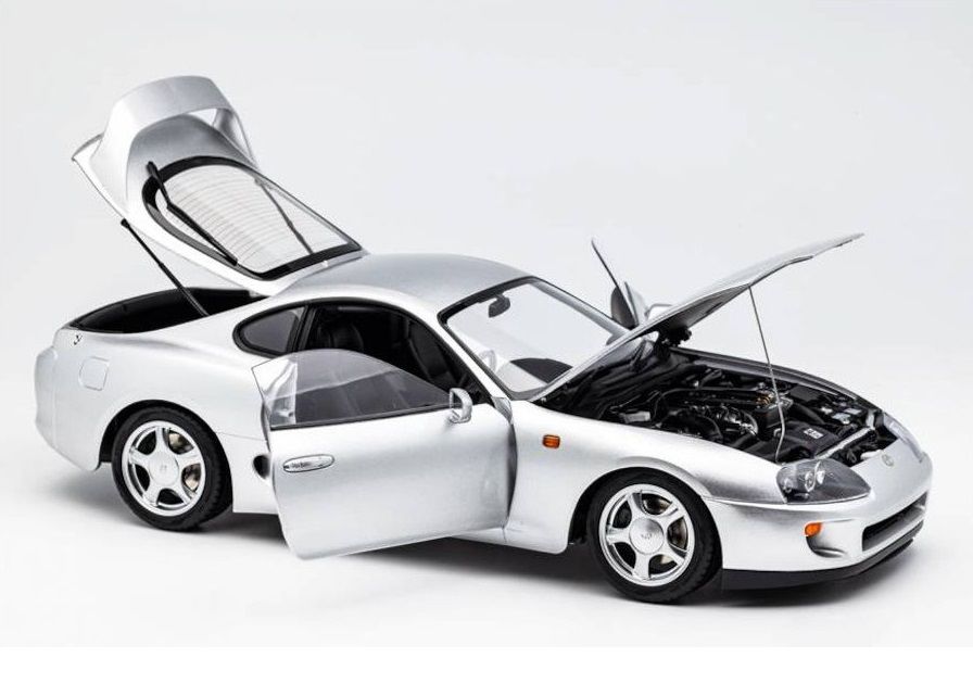 LCD MODELS TOYOTA SUPRA MKIV (A80) 1993 SILVER 1:18