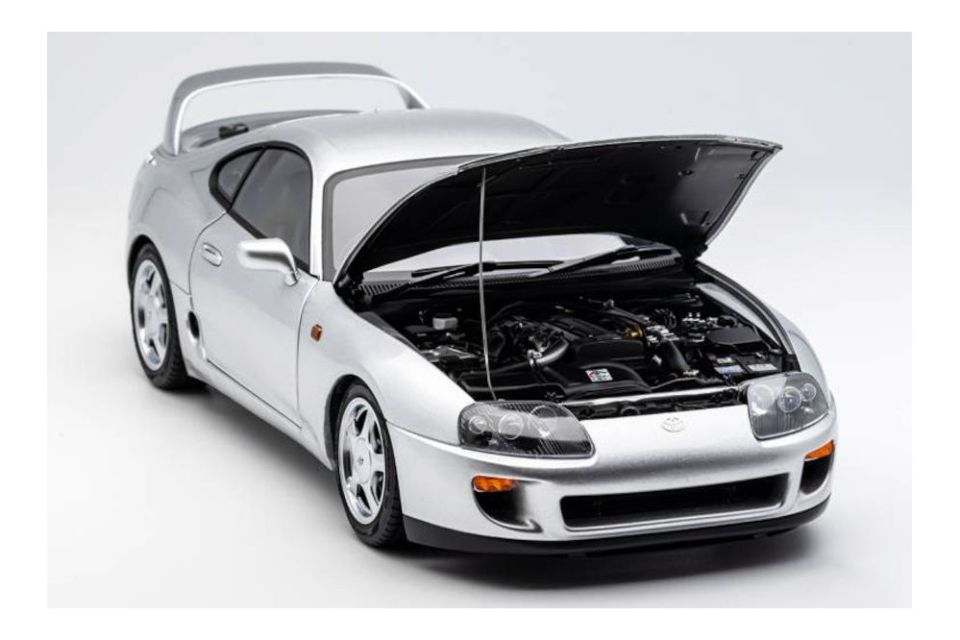 LCD MODELS TOYOTA SUPRA MKIV (A80) 1993 SILVER 1:18