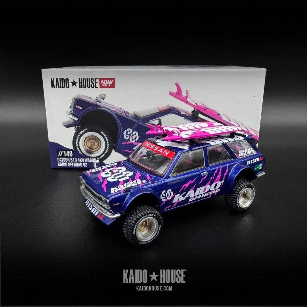 MINI GT DATSUN 510 4X4 WAGON KAIDOOFFROAD V2 1:64