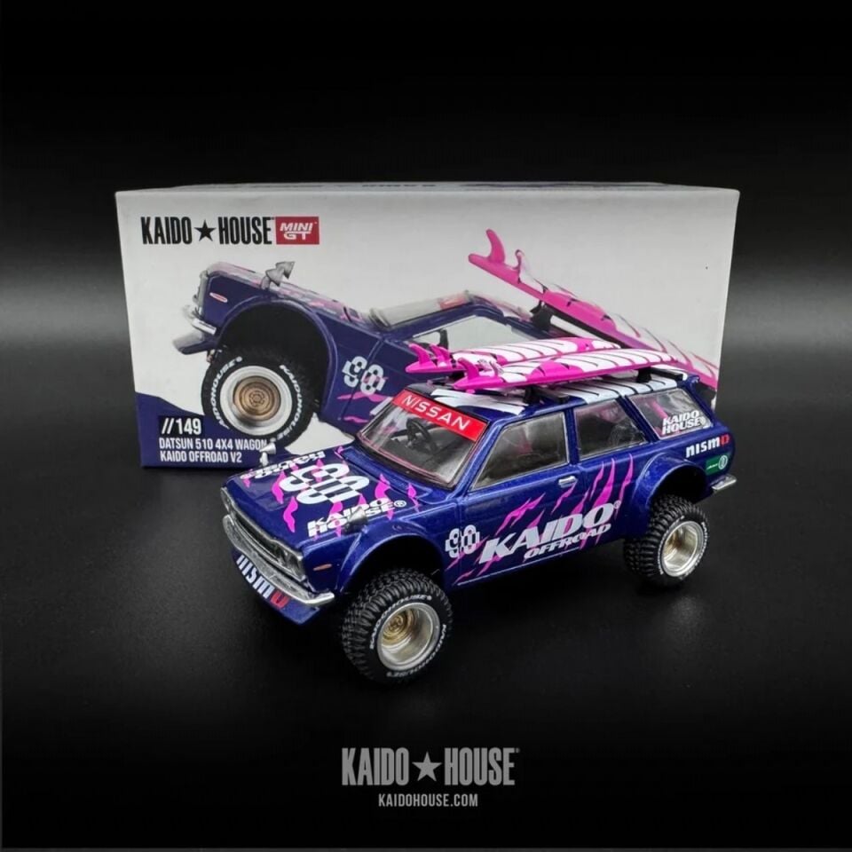 MINI GT DATSUN 510 4X4 WAGON KAIDOOFFROAD V2 1:64