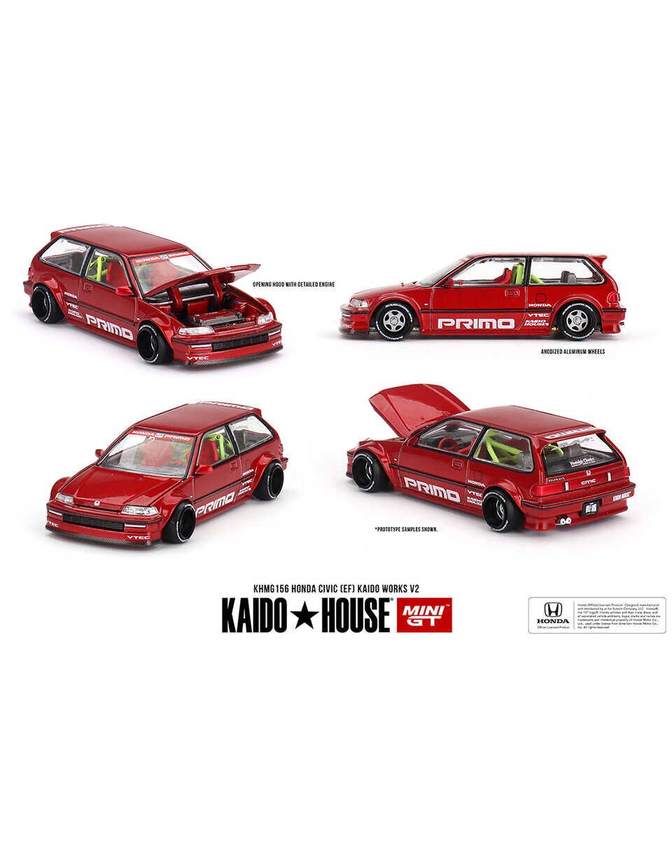 MINI GT HONDA CIVIC (EF) KAIDO WORKS V2 KHMG156 1:64