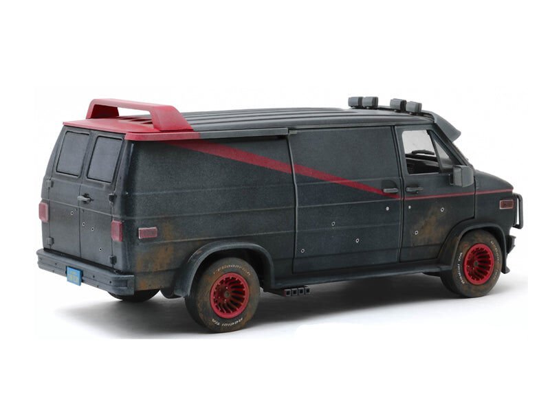1983 GMC Vandura Van Kurşun Delikli Eskitilmiş.1:18
