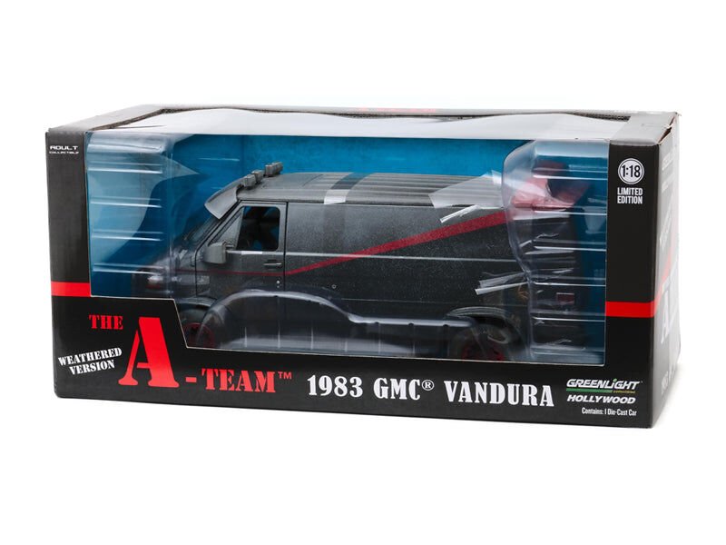 1983 GMC Vandura Van Kurşun Delikli Eskitilmiş.1:18