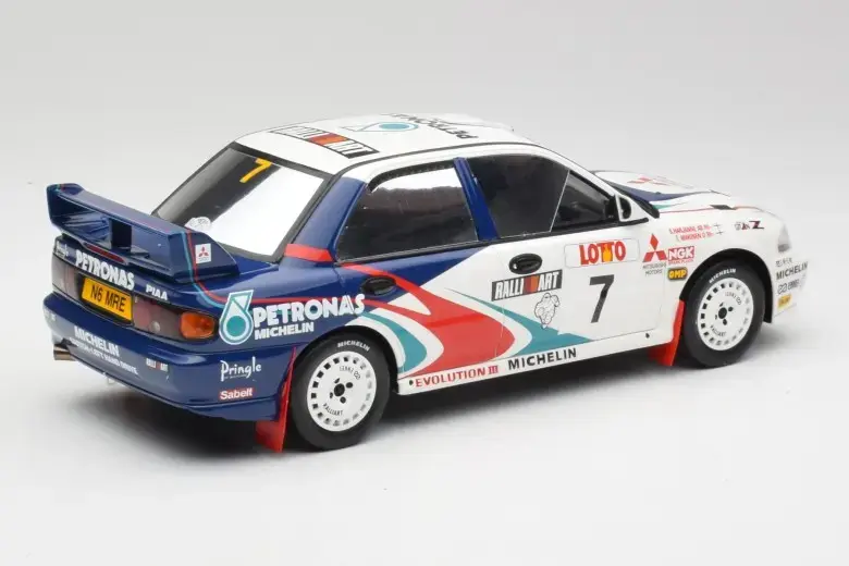 OTTO MITSUBISHI LANCER EVO III GROUP A T.MAKINEN RALLY AUSTRALIA 1996 1:18