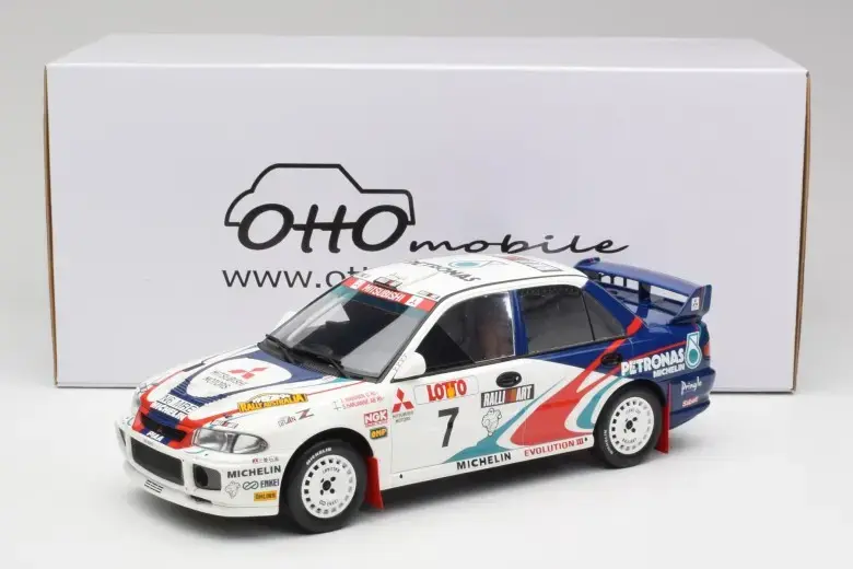 OTTO MITSUBISHI LANCER EVO III GROUP A T.MAKINEN RALLY AUSTRALIA 1996 1:18