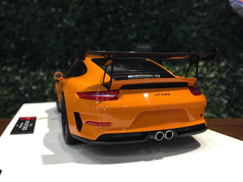 MAKE UP Porsche 911 (991.2) GT3 RS Weissach Paketi (Turuncu) 1/18