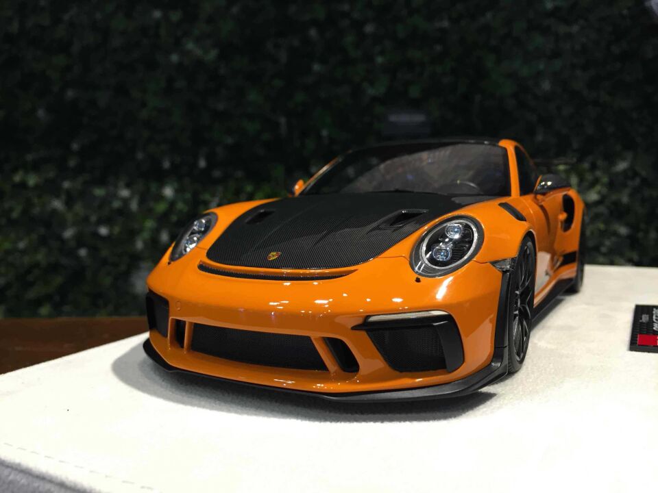 MAKE UP Porsche 911 (991.2) GT3 RS Weissach Paketi (Turuncu) 1/18