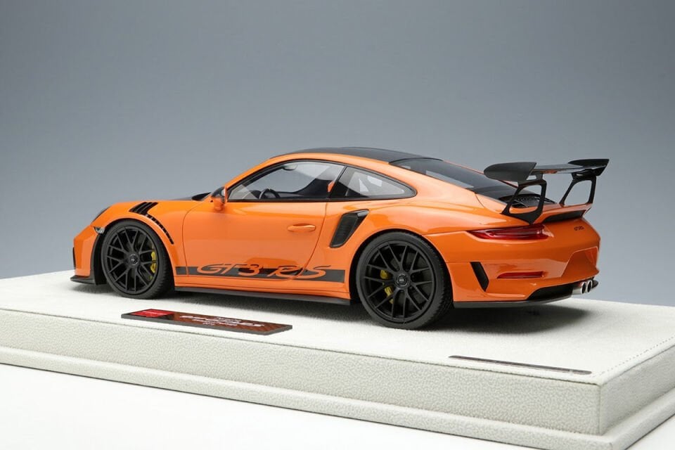 MAKE UP Porsche 911 (991.2) GT3 RS Weissach Paketi (Turuncu) 1/18
