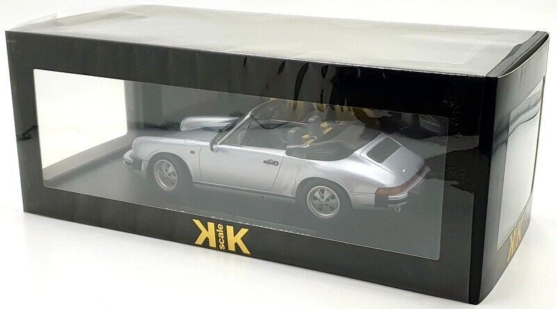 KK SCALE PORSCHE 911 CARRERA CABRIO 3.2 1988 1:18 (180712)