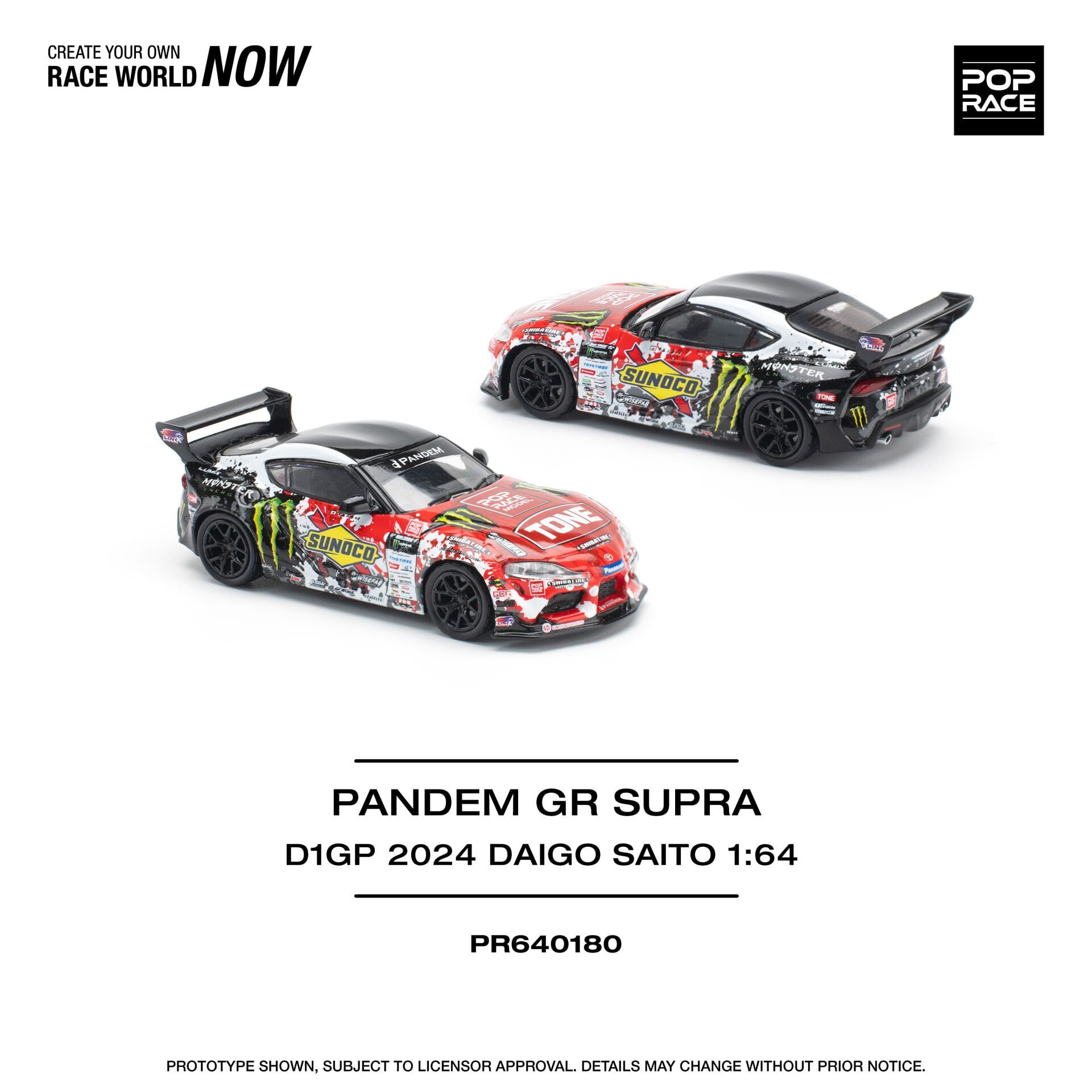 POP RACE PANDEM TOYOTA GR SUPRA D1 GP 2024 PR640180