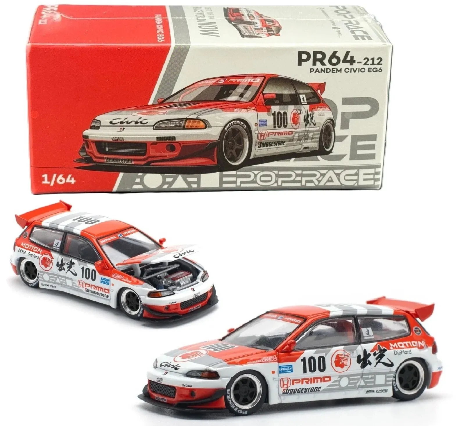 POP RACE HONDA CIVIC EG6 PR640212