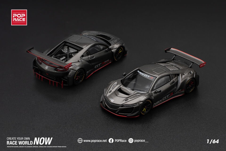 POP RACE NSX GT3 EVO22 CARBON PR640159