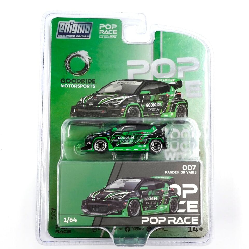 POP RACE PANDEM GR YARIS MOTORSPORTS PRE007 1:64