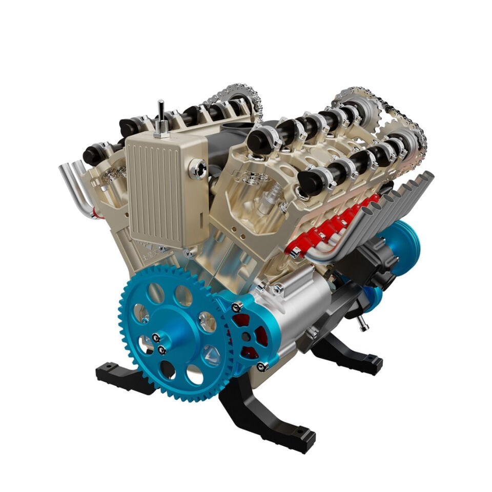 Full Metal V8 Motor Kit