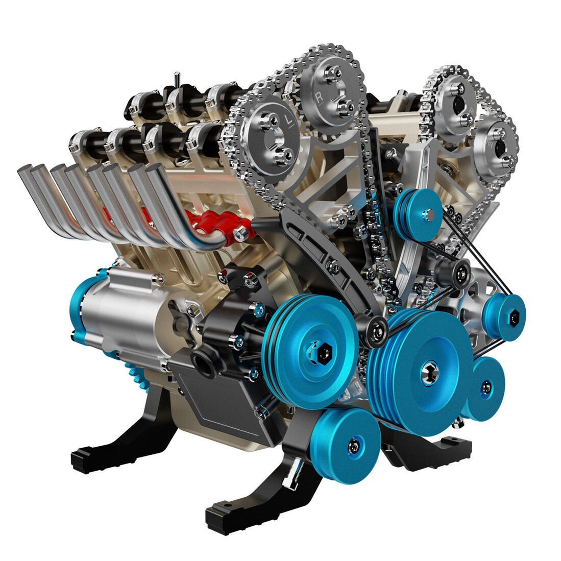 Full Metal V8 Motor Kit