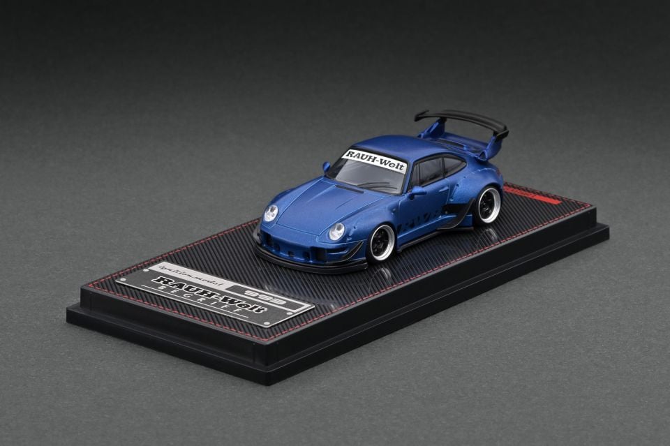 IGNITION MODEL RWB 993 MATTE BLUE METALLIC (2150) 1:64