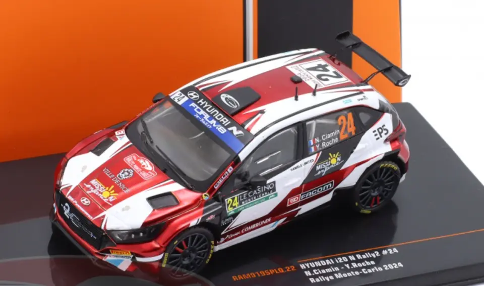 IXO MODELSCARS HYUNDAI I20 N RALLY2 1:43