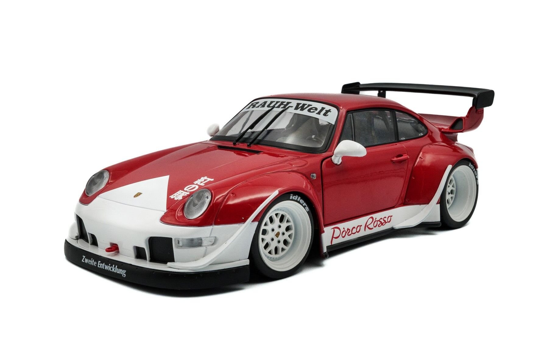 SOLIDO PORSCHE RWB BODYKIT PORCO ROSSO 2020 1:18