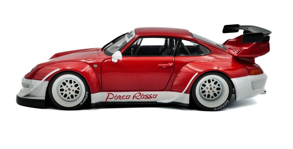 SOLIDO PORSCHE RWB BODYKIT PORCO ROSSO 2020 1:18